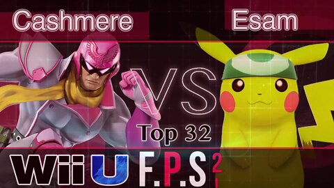 Cashmere (C. Falcon) vs. PG|Esam (Pikachu) - Wii U Top 32 - FPS2