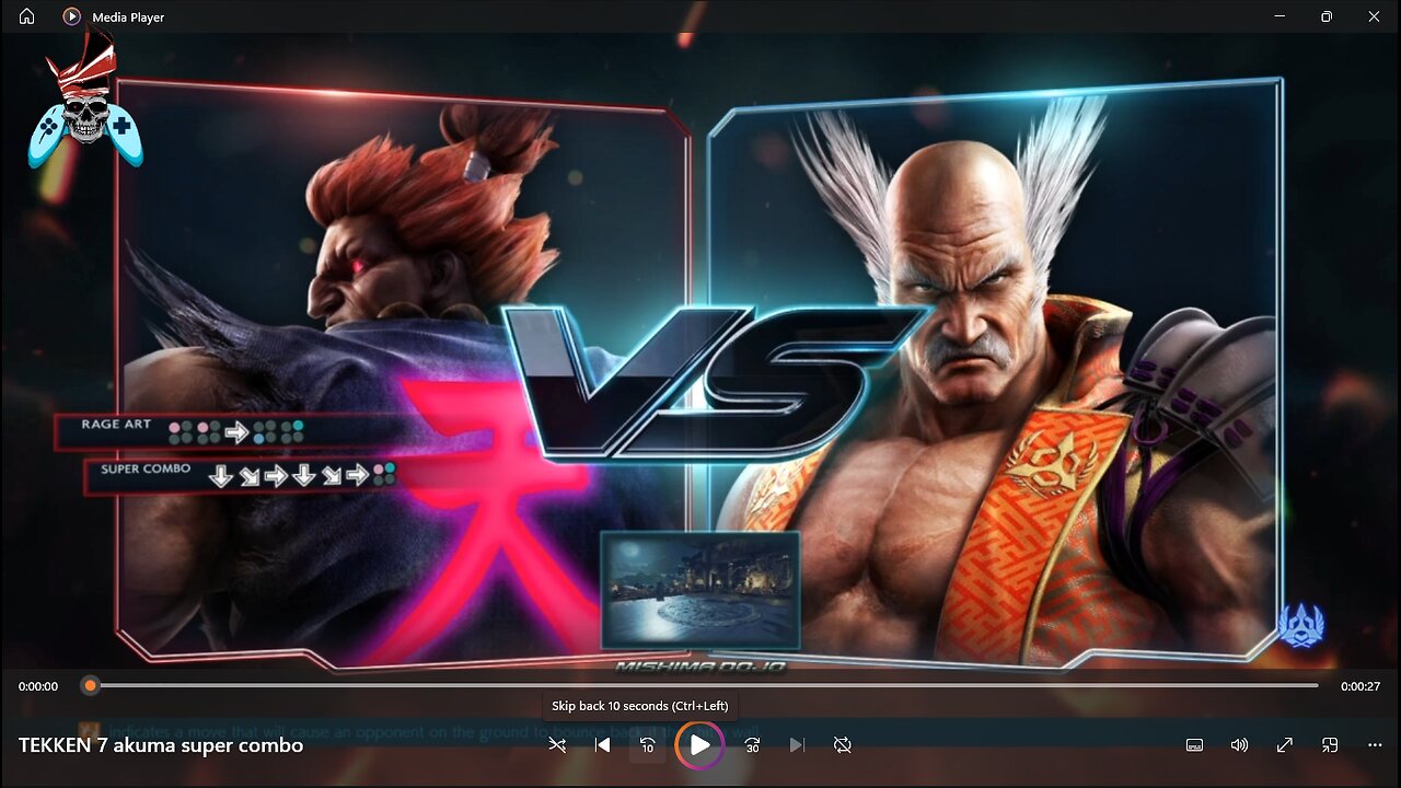 TEKKEN 7 akuma superb combo