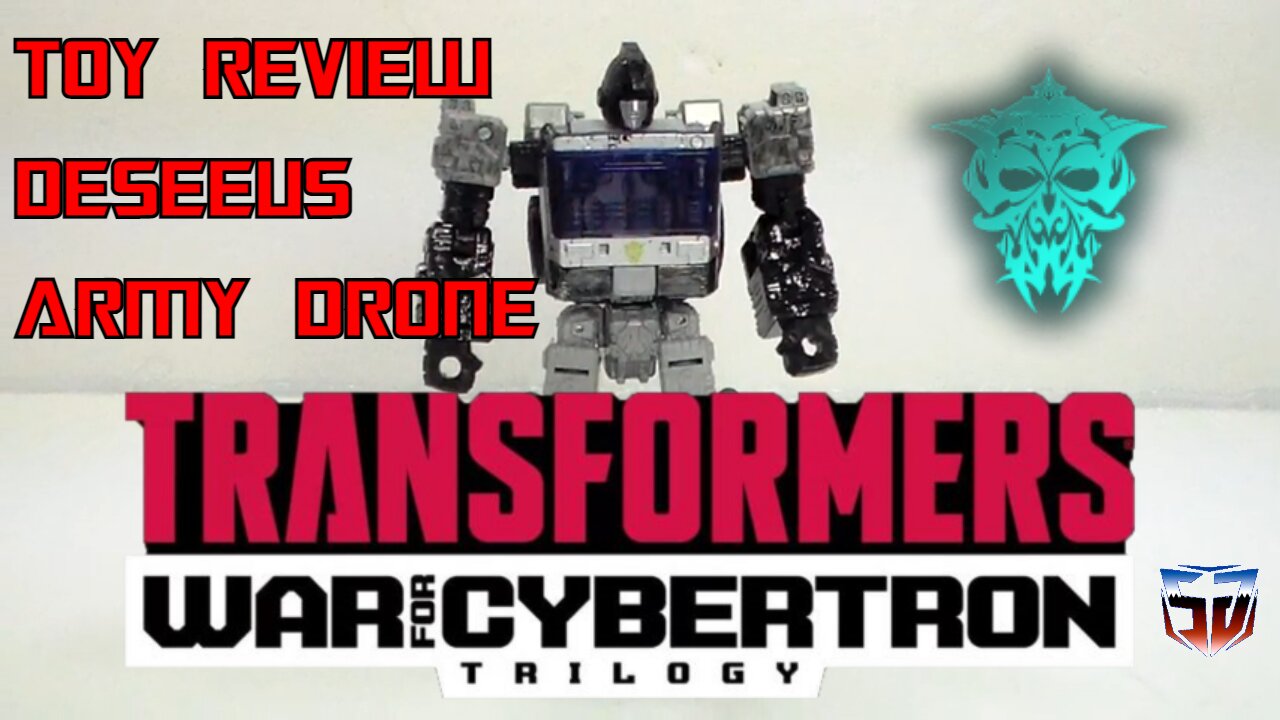 Toy Review NetFlix War for Cvbertron Trilogy Quintesson Deseeus ARMY DRONE