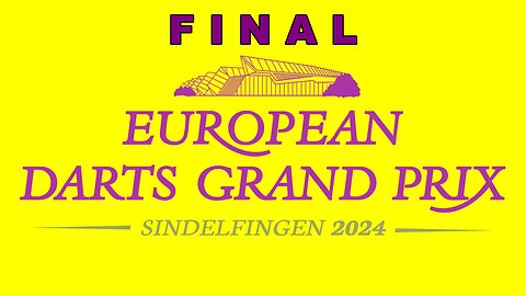 2024 European Darts Grand Prix Anderson v Smith