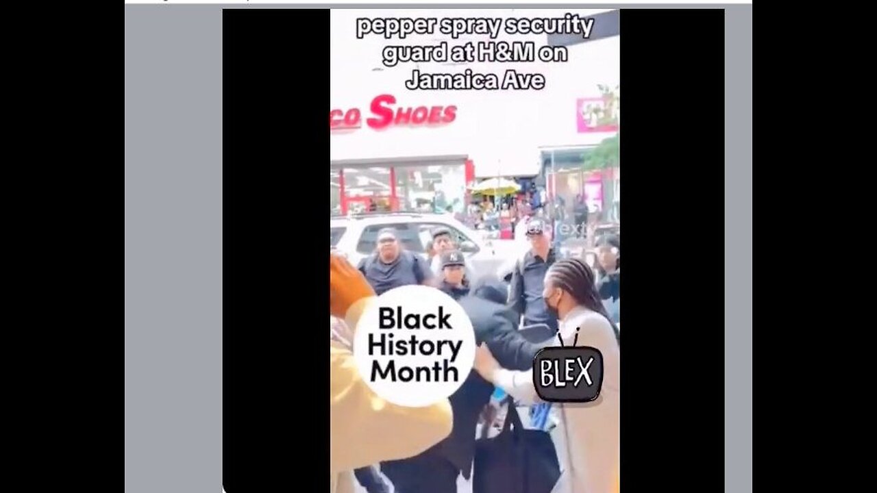 MORE FEMALE BLACKS PEPPER SPRAYING SECURITY GUARDS