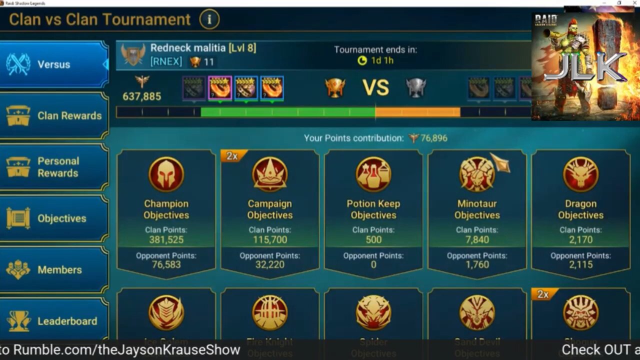 Raid Shadow Legends Our Clan and Accomplishment’s