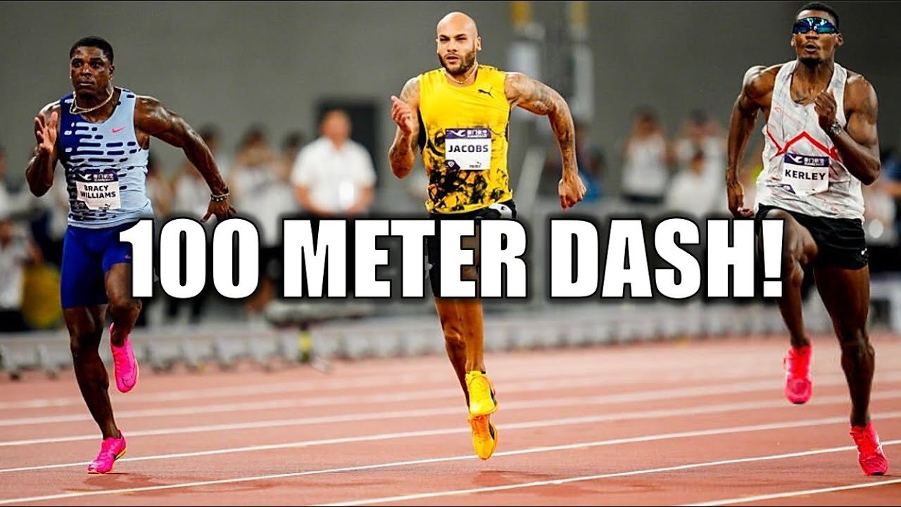 Men's 100 Meter Dash Was Crazy Fred Kerley VS. Marcell Jacobs - Diamond League Silesia