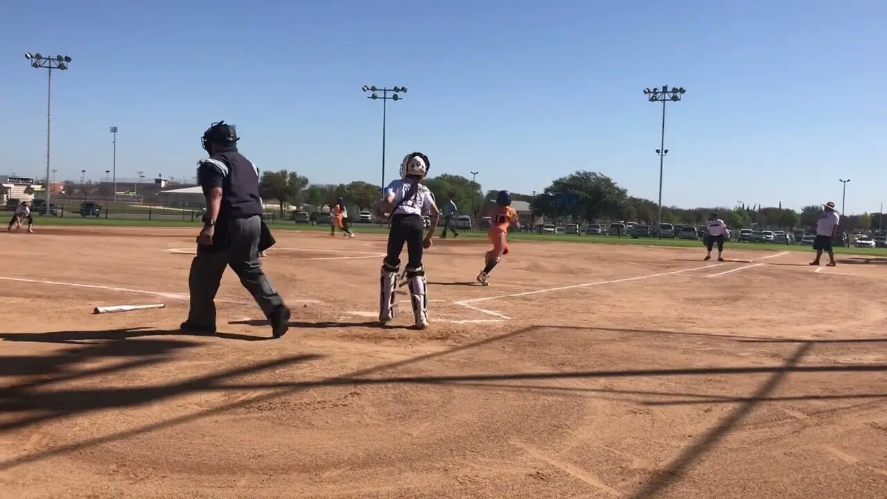 Playing Softball (12 and under)