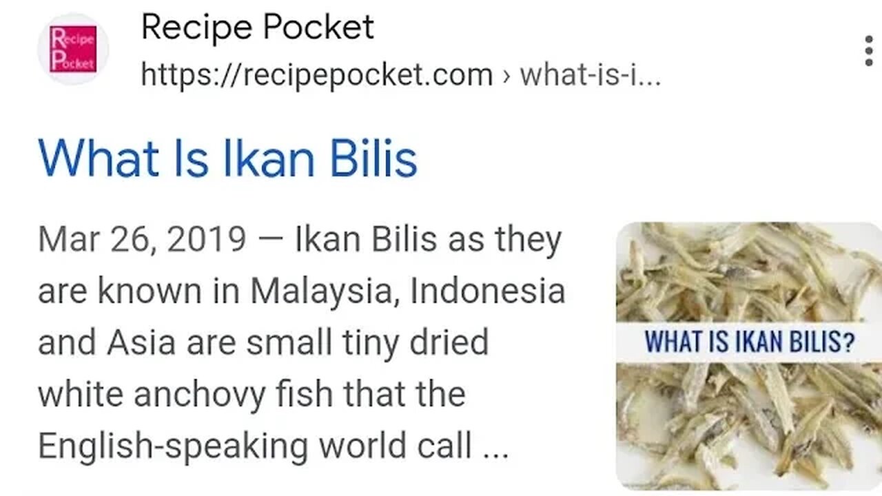 IKAN BILIS IKAN TERI