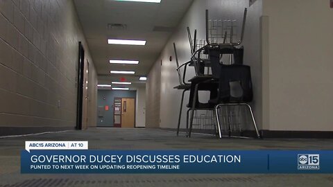 Governor Ducey discusses education in Arizona
