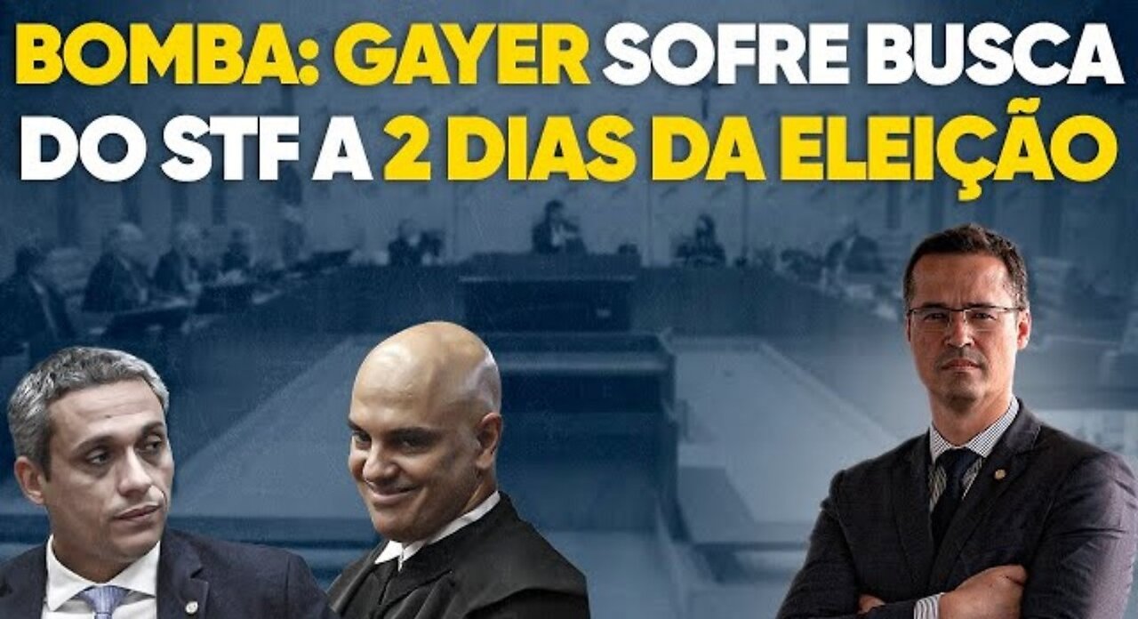 O Xandão ataca novamente: operação contra Gustavo Gayer a 2 dias das eleições! Interferência?