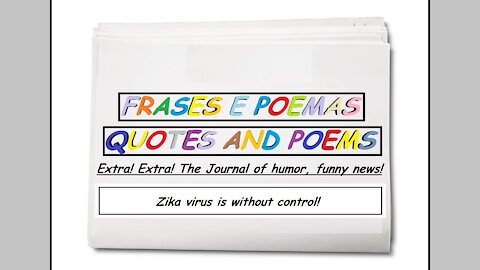 Funny news: Zika virus is without control! [Quotes and Poems]