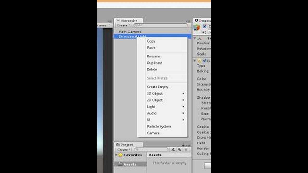 Unity project: Learning Edit Window and Shortcut Keys