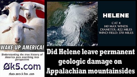 Did Helene leave permanent geologic damage on Appalachian mountainsides