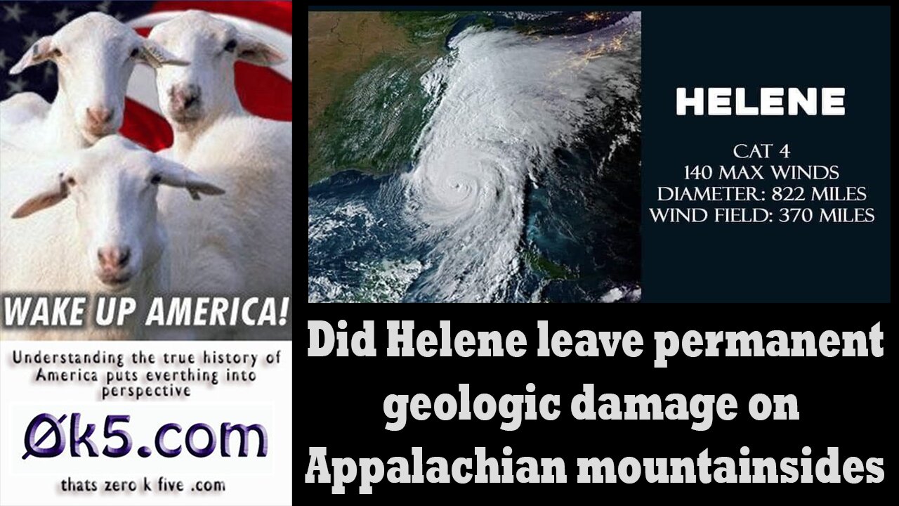 Did Helene leave permanent geologic damage on Appalachian mountainsides