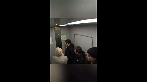 beat boxing in the elevator