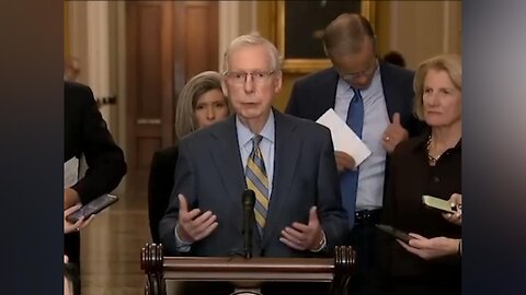 Mitch "Short-Circuit" McConnell labels China, Russia & Iran as an axis of evil