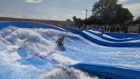 flowrider - Todd - 2 at Soak City, Kings Island