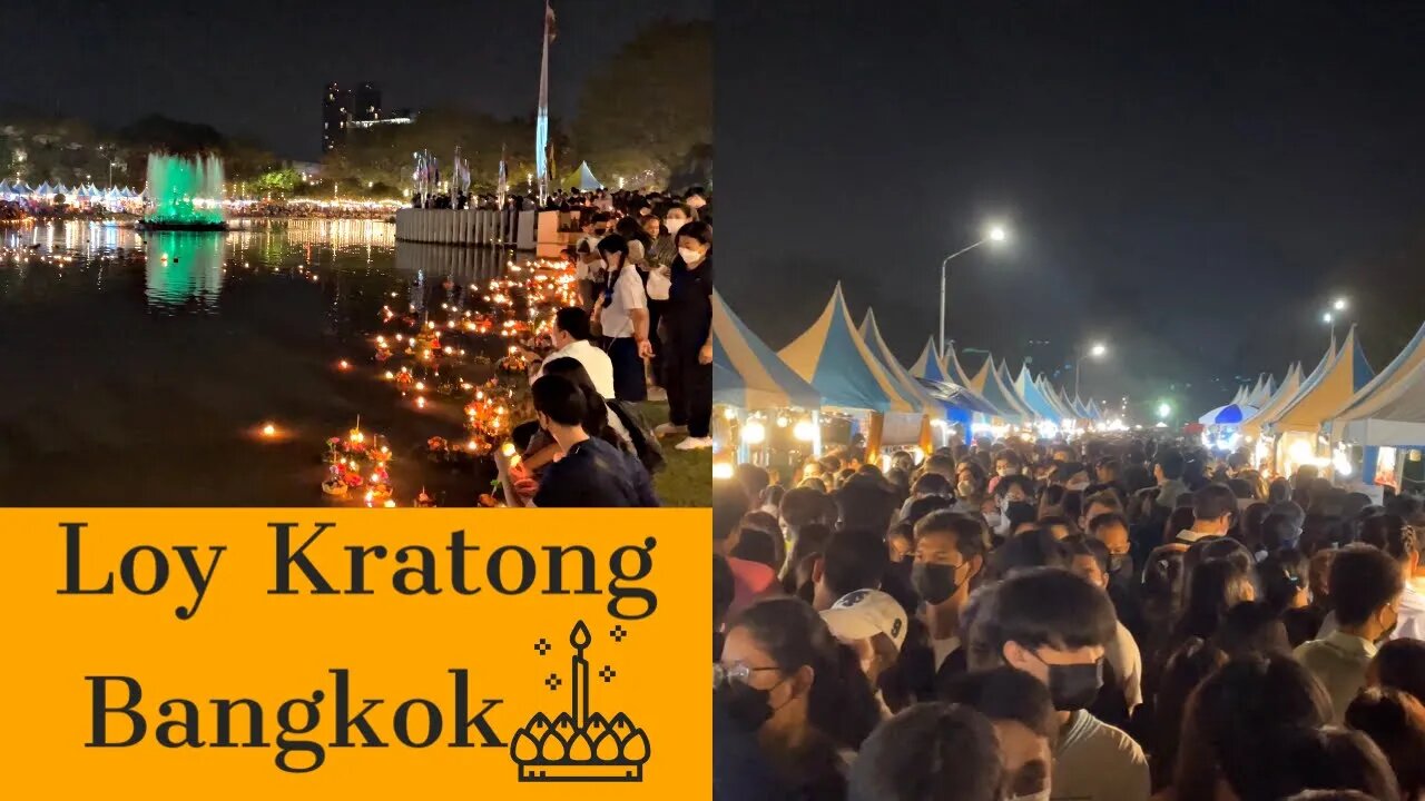 Loy Kratong - Festival of Lights Celebration - Bangkok Thailand 2022