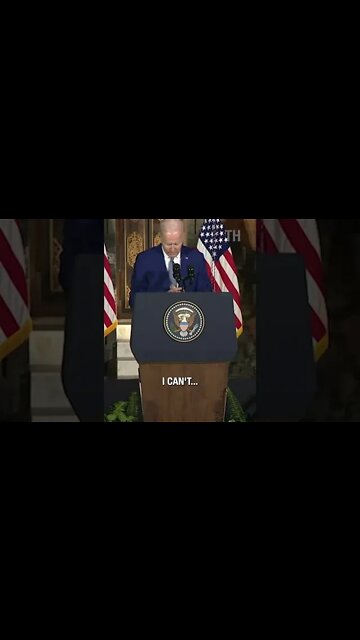 Biden has trouble reading