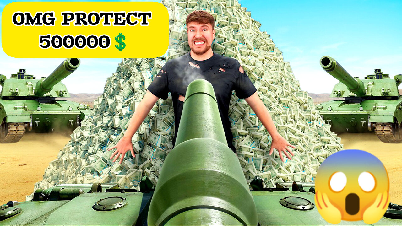 Protect $500,000 Keep It! 🔥!Mrbeasthindi #mrbeast #mrbeastinhindi