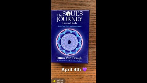 April 4th oracle card: gratitude