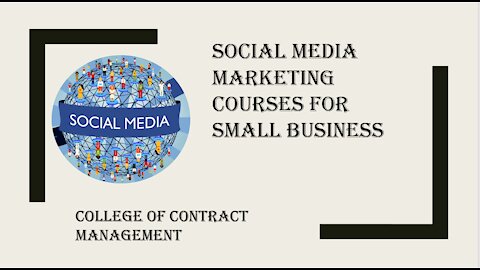 Social Media marketing courses for small business