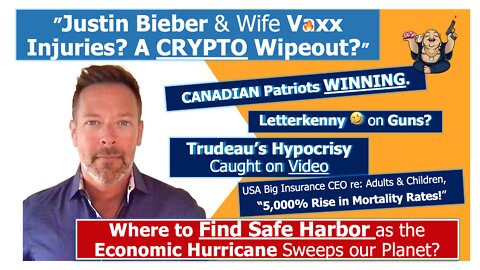 Will Crypto & Stock Markets keep Crashing? CEO Warns of 5,000% Rise in Mortality, Canucks Fight Back