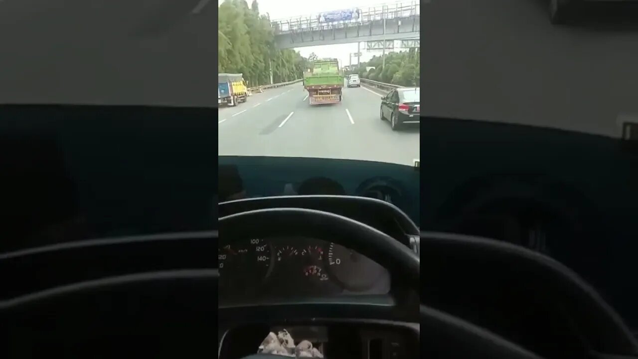 Driving a Truck on the Highway