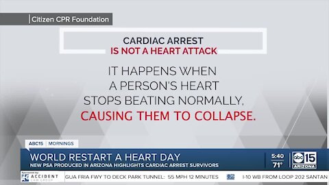 New PSA produced in AZ highlights cardiac arrest survivors