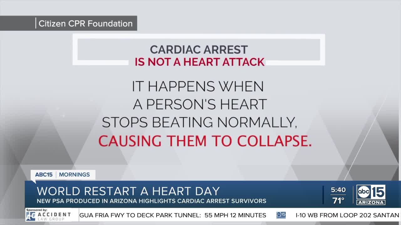 New PSA produced in AZ highlights cardiac arrest survivors