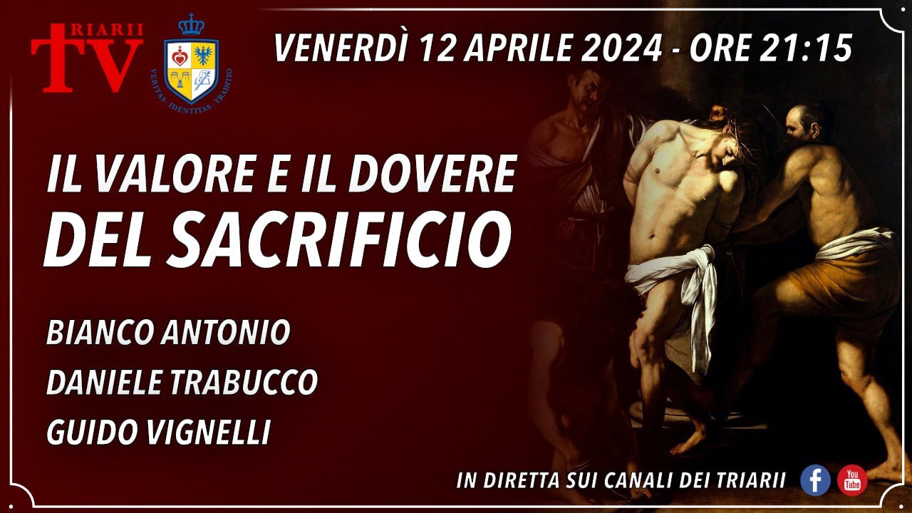 IL VALORE E IL DOVERE DEL SACRIFICIO. BIANCO, TRABUCCO, VIGNELLI