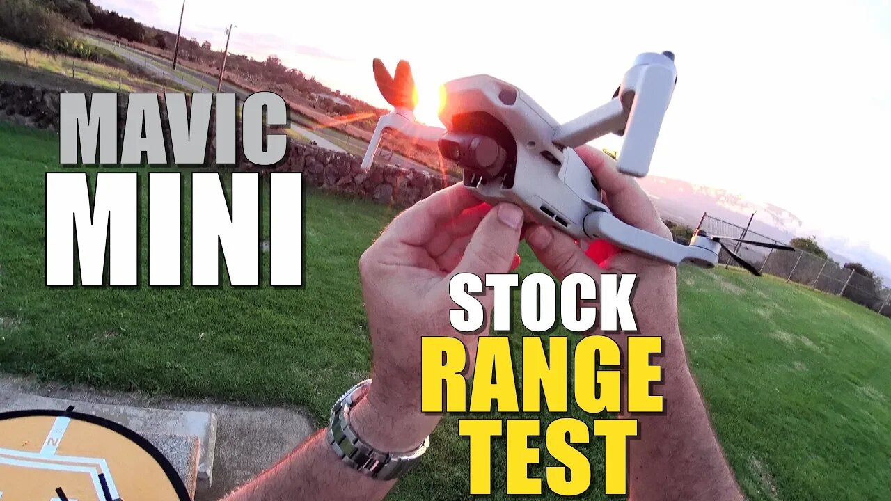 DJI Mavic MINI Range Test to 0% Power - How Far Will it Go? (Bonus CRASH TEST!)