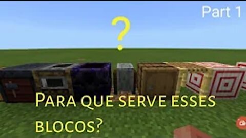 Novos blocos que adicionaram da 1.2.6.2 até a 1.16.20 no Minecraft pe (Part 1)