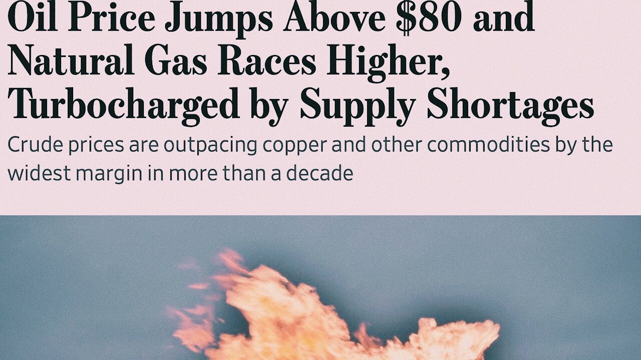 Why Are Fuel And Natural Gas Prices Exploding? | 13.10.2021