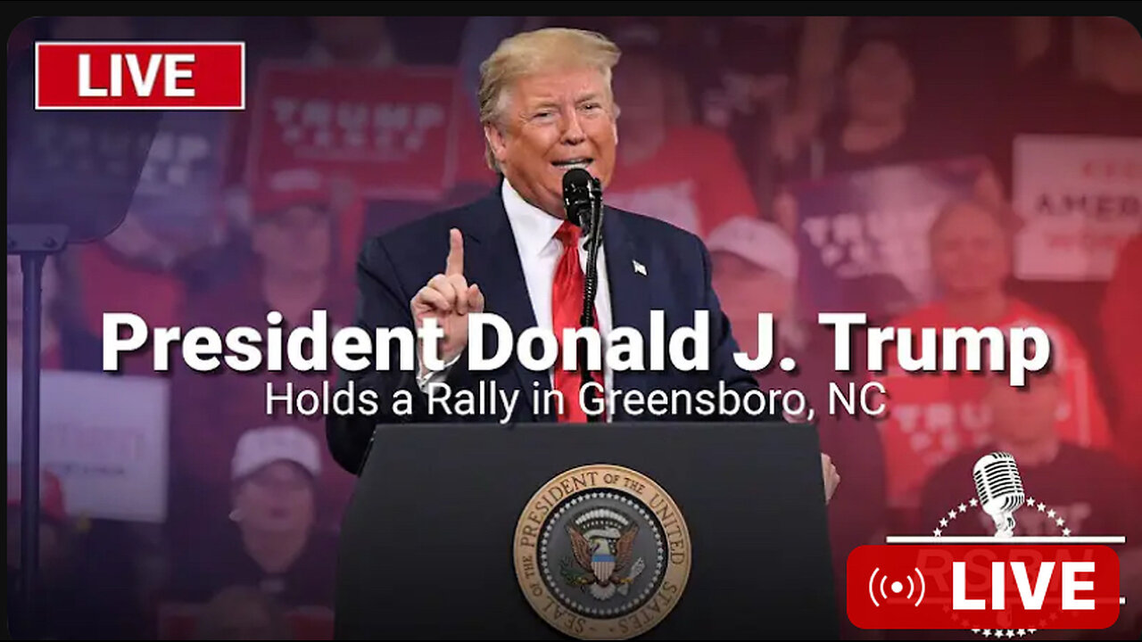 President Trump Holds a Rally in Greensboro, NC - 10/22/24