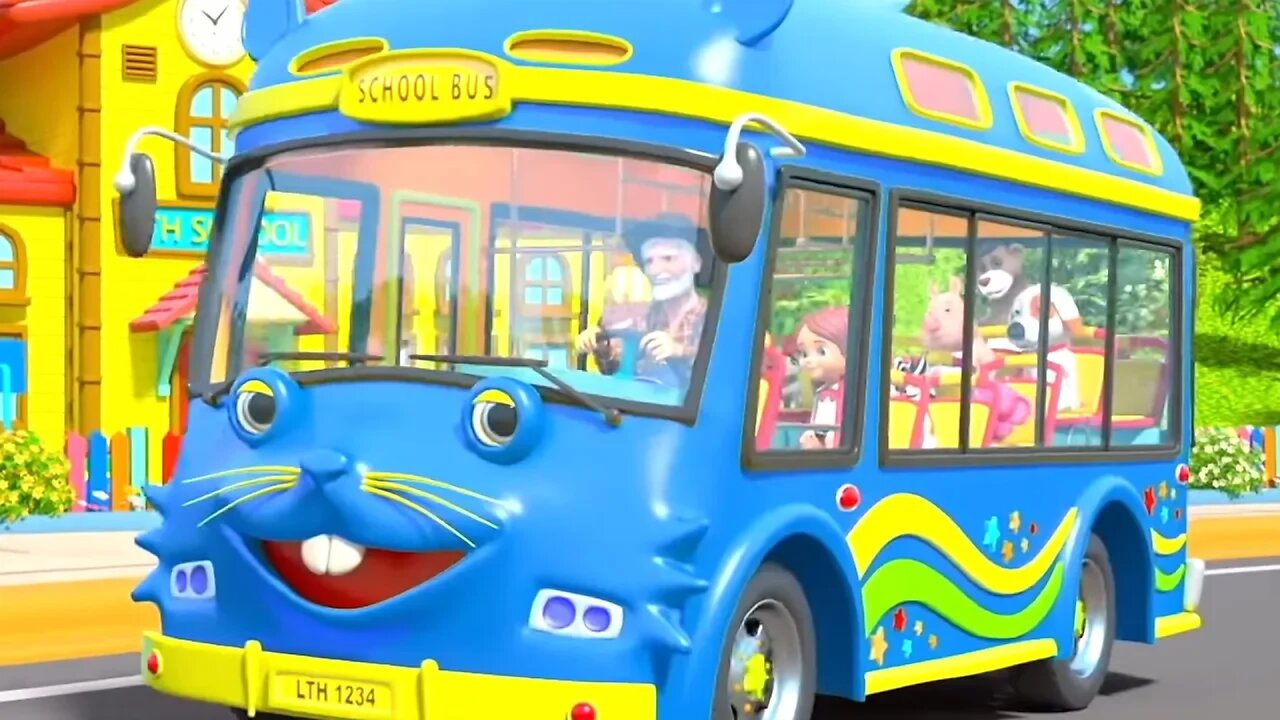 I Spy Song | Wheels on the Bus Nursery Rhyme + Kids Songs | Little Treehouse