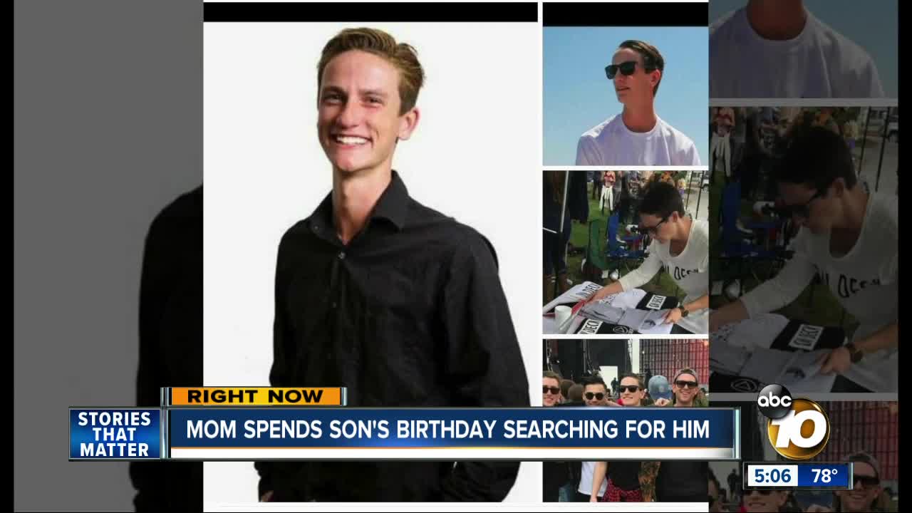 Mom spends son's birthday searching for him in San Diego