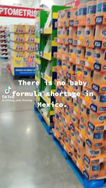 THE BIDEN BABY FORMULA SHORTAGE ONLY IN AMERICA!!!