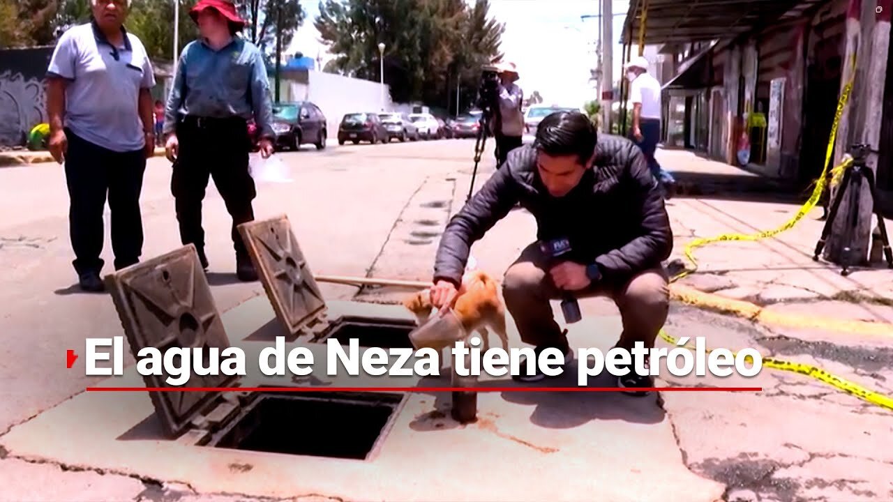 Agua en drenaje de Neza tiene petróleo crudo; a dos meses de la explosión, aún huele a combustible