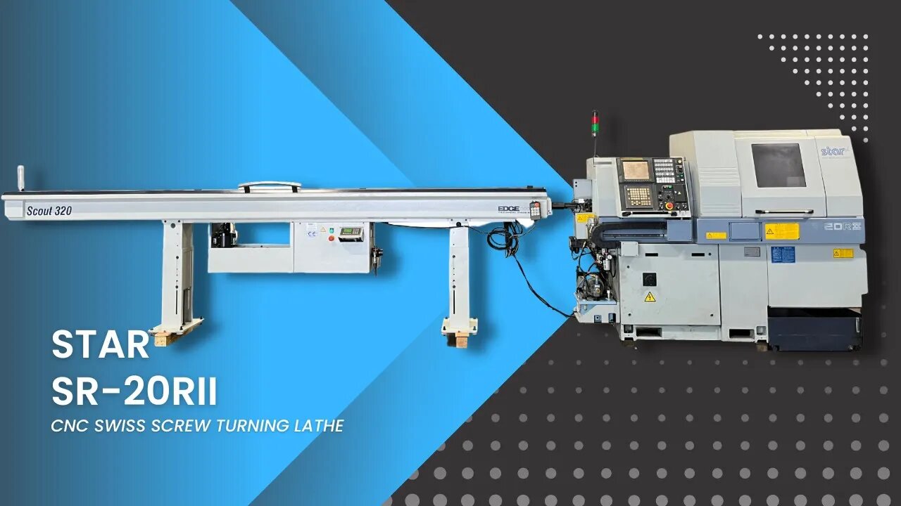 STAR SR-20RII CNC SWISS SCREW TURNING LATHE SKU 2343 – MachineStation