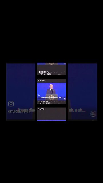 Joe Biden said they had to take the top off his head. #potus