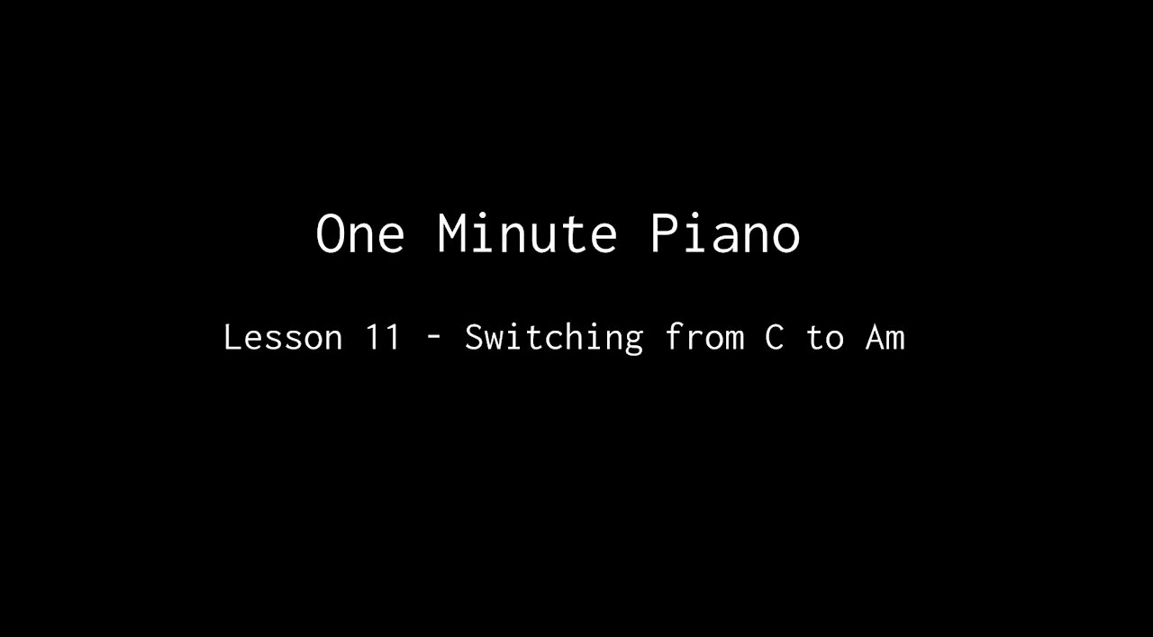 One Minute Piano - Lesson 11