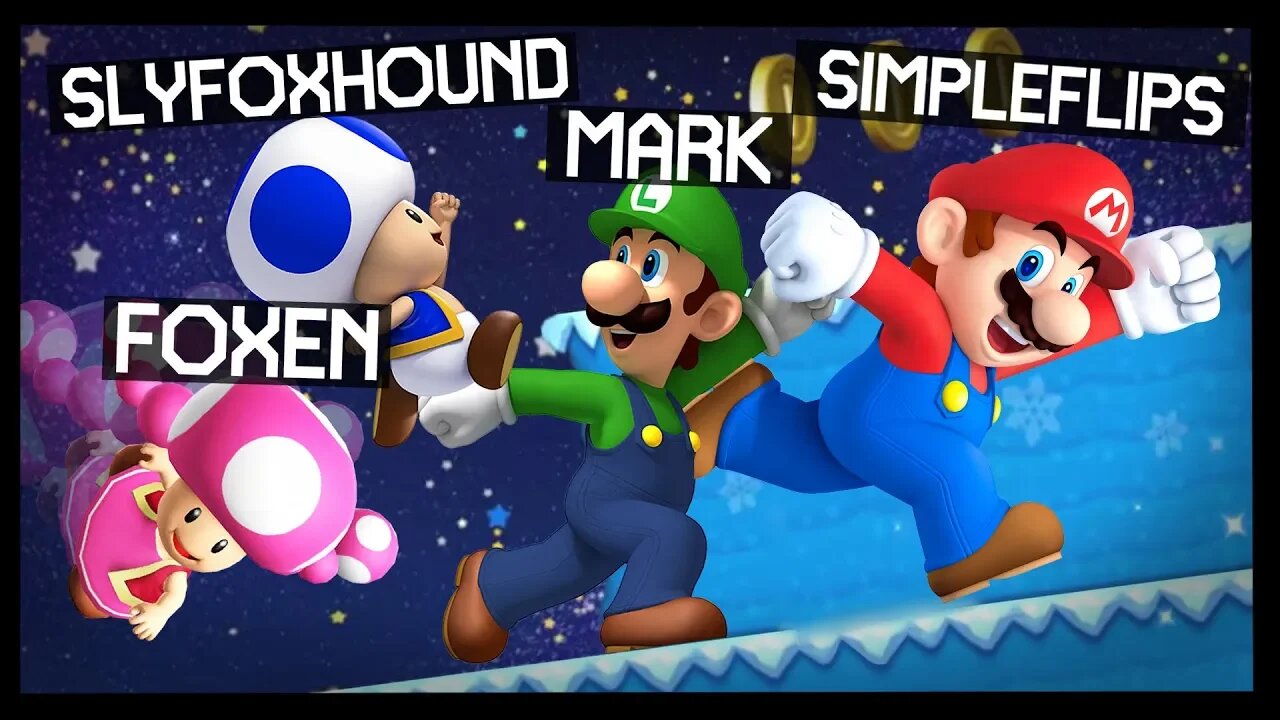 I coached Slyfoxhound in Mario Maker VS Mode