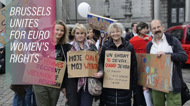 “My body, my choice” Brussels protests