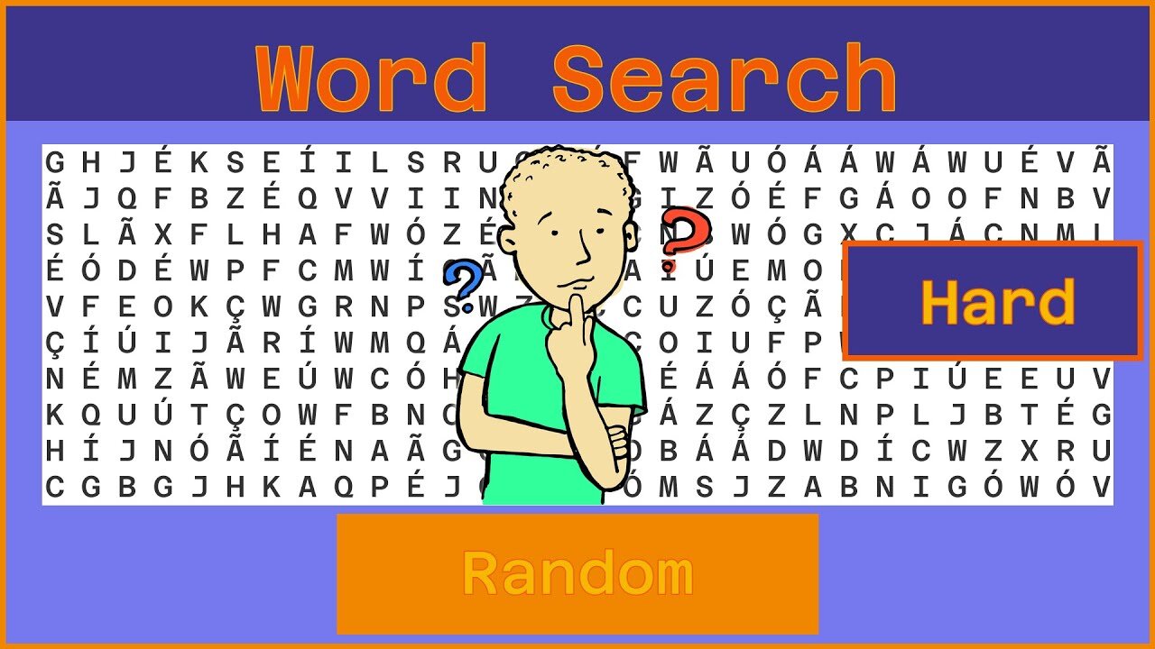 Word Search - Challenge 07/14/2022 - Hard - Random