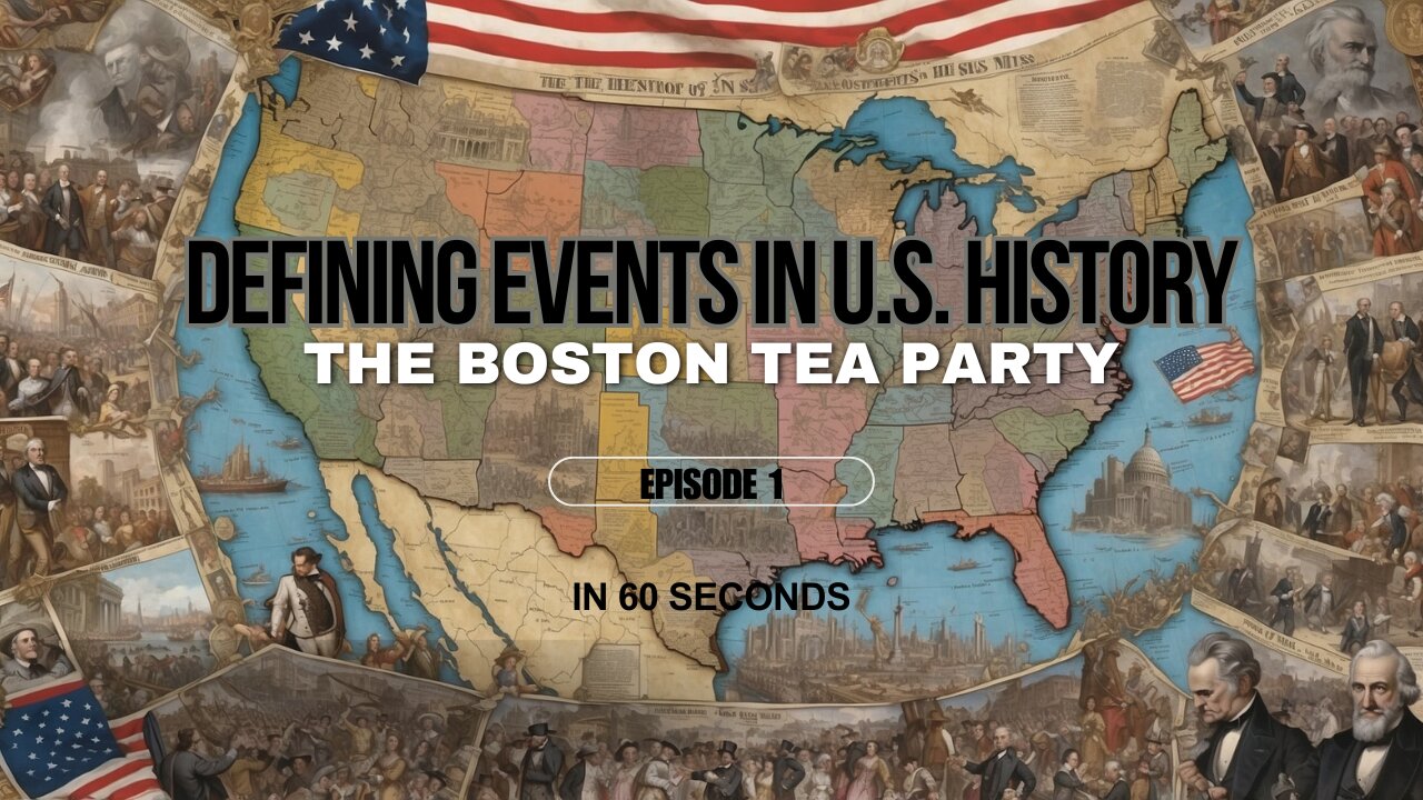 Defining Events in U.S. History in 60 seconds - The Boston Tea Party