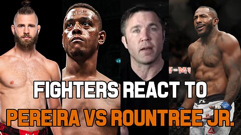 UFC Fighters React To Alex Pereira vs Khalil Rountree Jr. | UFC 307