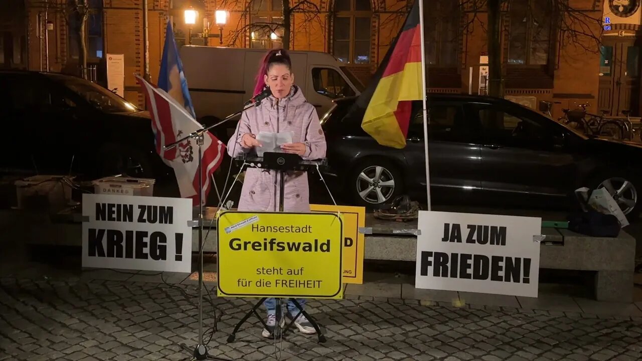 Greifswald - Franzi - Information über Gespräch mit OB von HGW - Stefan Fassbinder 13-03-2023