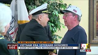 Vietnam era veterans honored