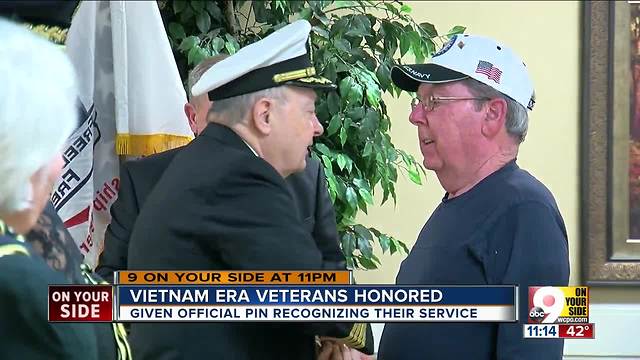 Vietnam era veterans honored