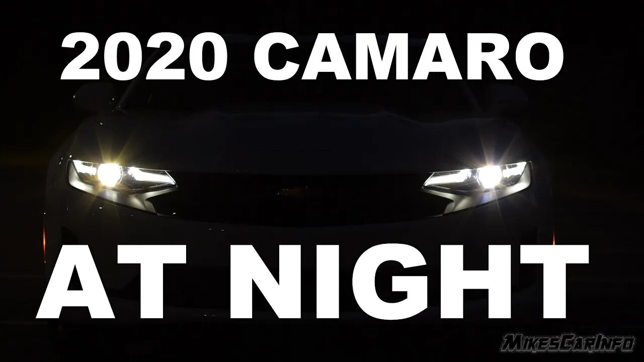 AT NIGHT: 2020 Chevy Camaro Interior & Exterior Lighting Overview