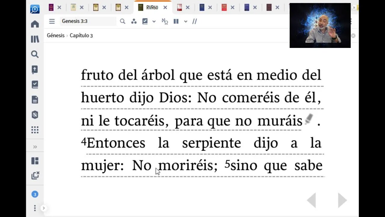 La serpiente me engañó, y comí "la decepción"