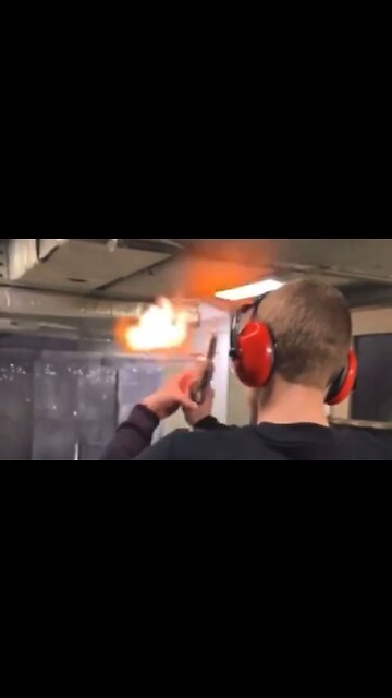 Guy Shooting A Gun For The First Time Learns It's Easy To Almost Blow Your Own Head Off